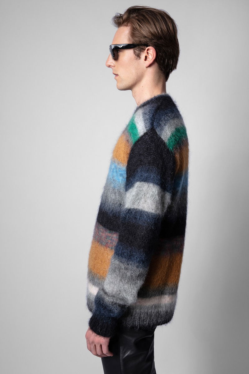 ZADIG & VOLTAIRE Loris Striped Sweater in Multicolor | endource
