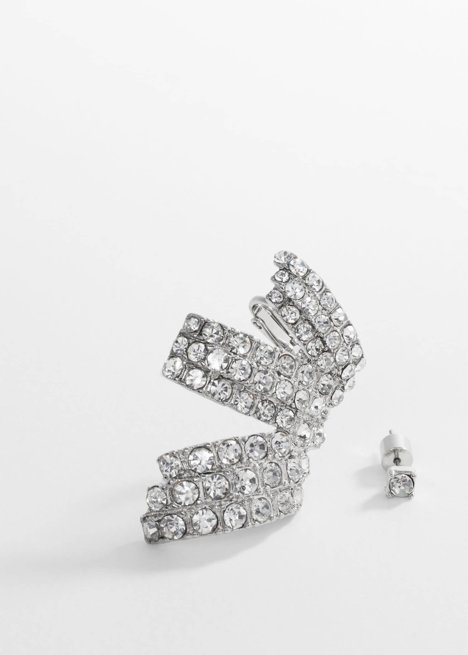 MANGO Rhinestone Ear Cuff Pack Endource