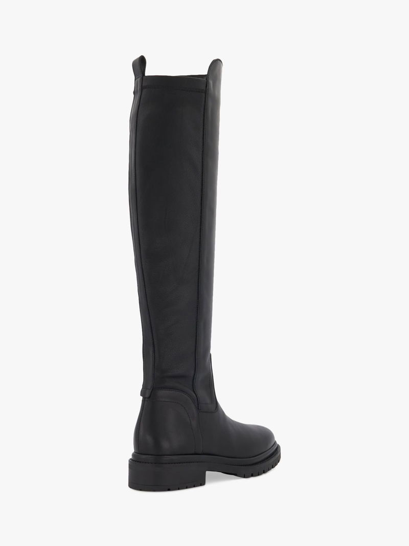 Dune London Tempar Leather Knee High Boots endource