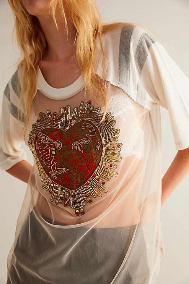 Bead Heart Shirt