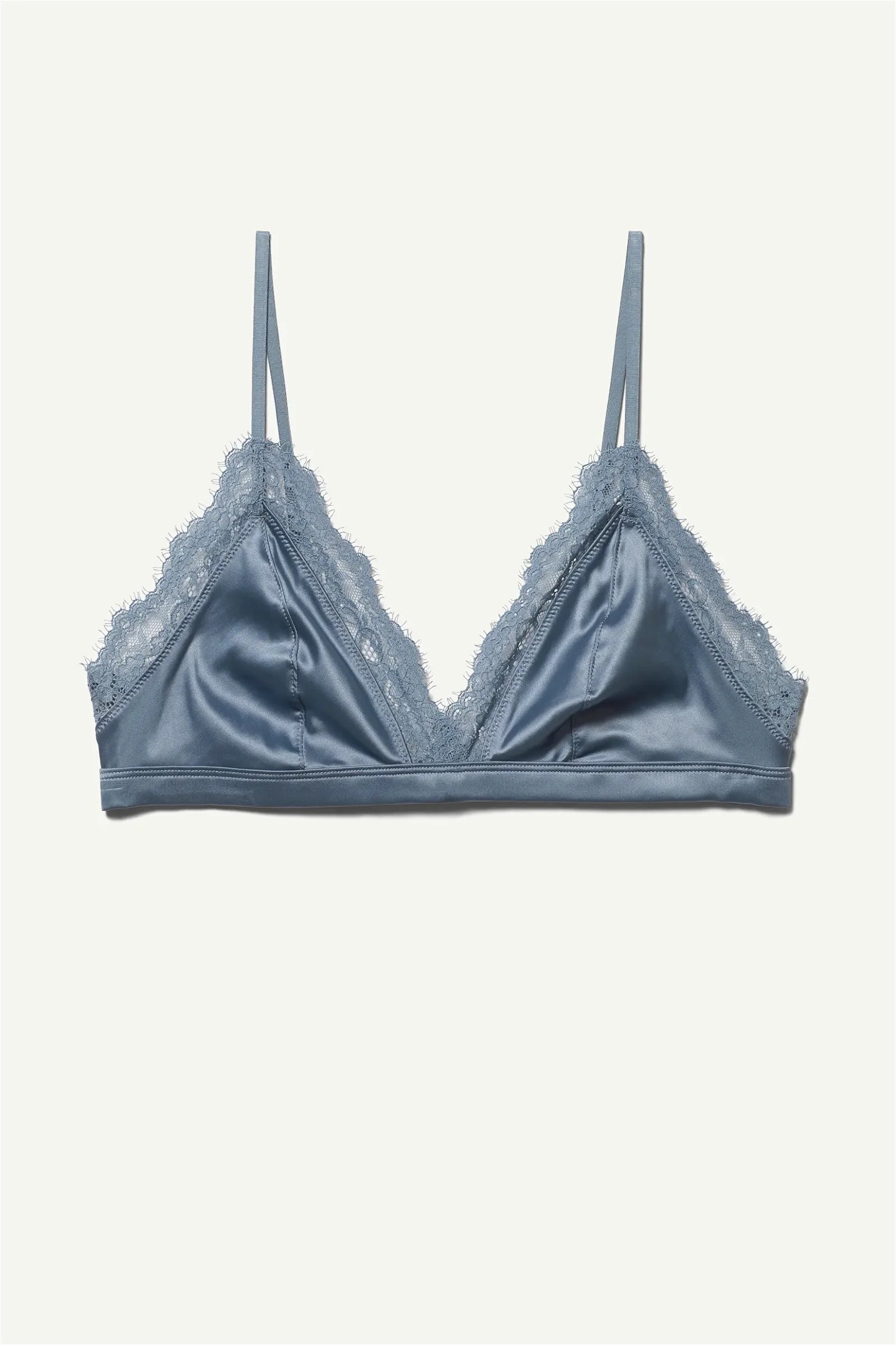 Calvin Klein Women's Obsess Lace Triangle Bralette - Large