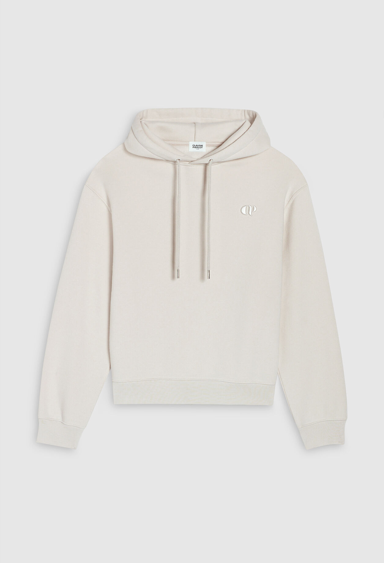 CLAUDIE PIERLOT CP Logo Sweatshirt in VANILLA | Endource