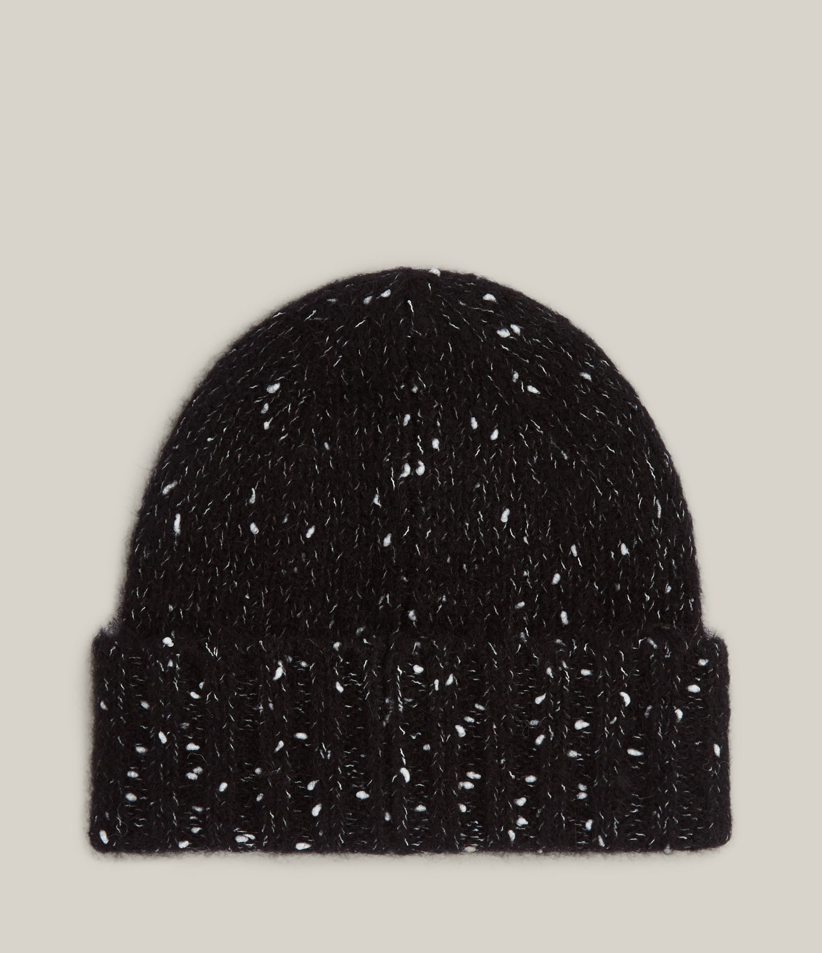 ALL SAINTS Dalma Beanie Adult Nola Pom Knit Beanie - Black and Gold – Mike main image 2