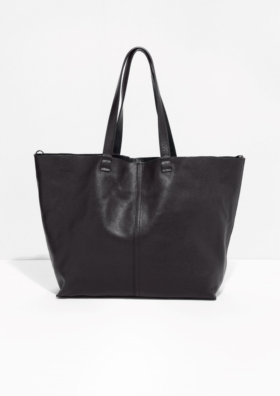 & OTHER STORIES Reversible Leather Shopper | Endource