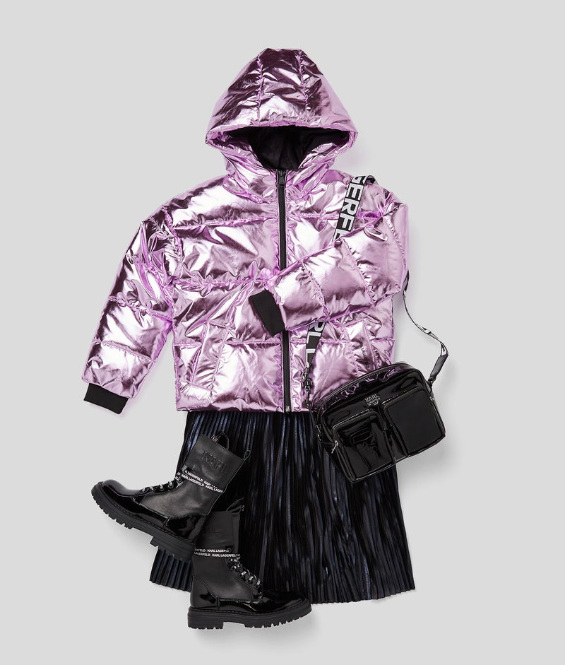 Karl Lagerfeld metallic blue jacket - size 34 main image 0