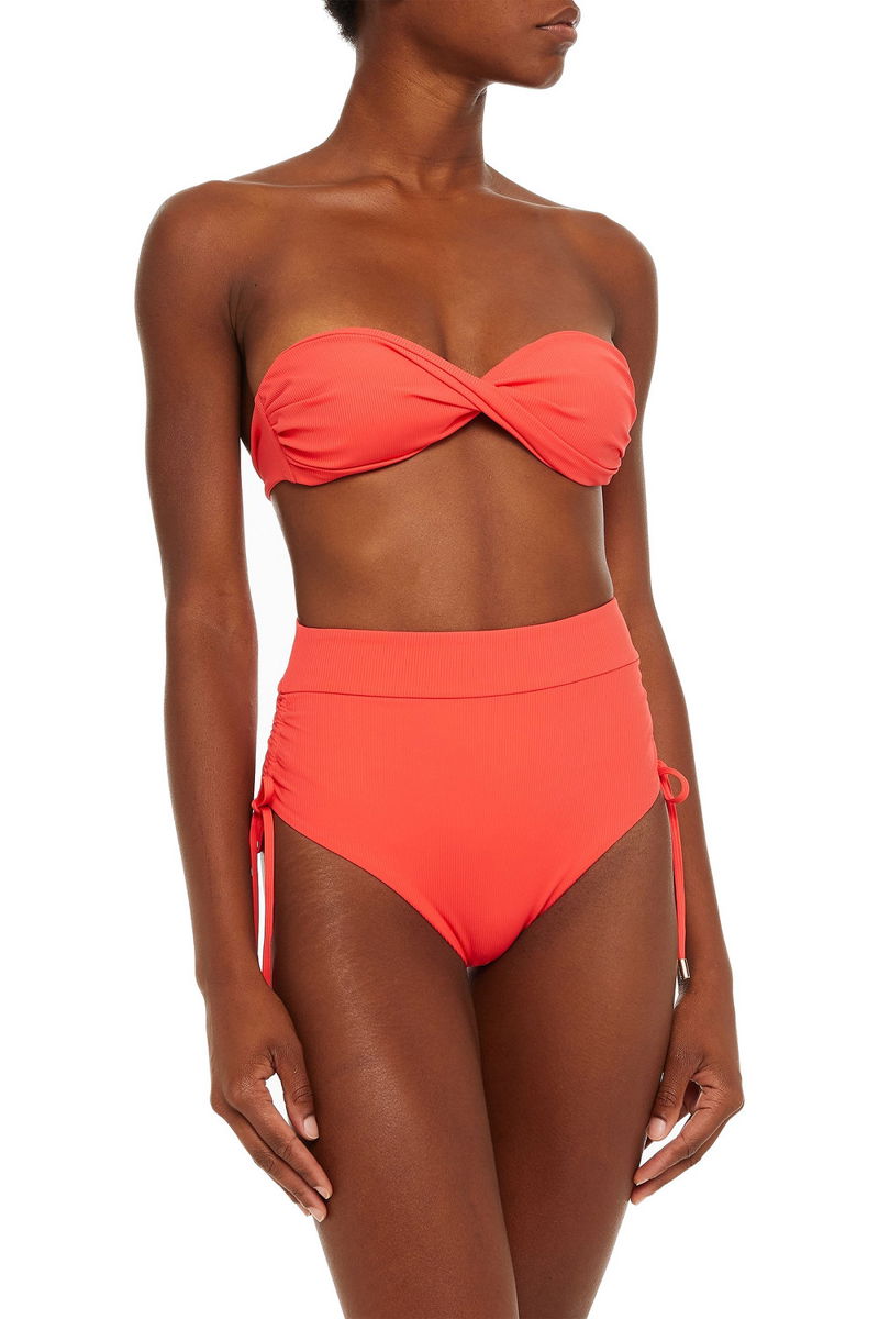 Escape to the Beach Twist Front Bandeau Swim Top