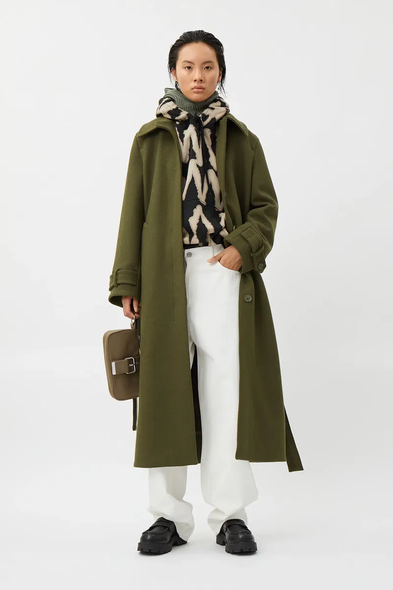 WEEKDAY Ricky Wool Blend Coat endource