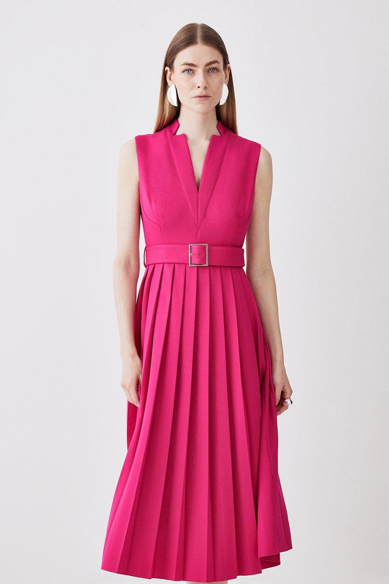 poplin midi dress with sleeves Rye Poplin Puff Sleeve Midi Dress Black / L by Sugarlips