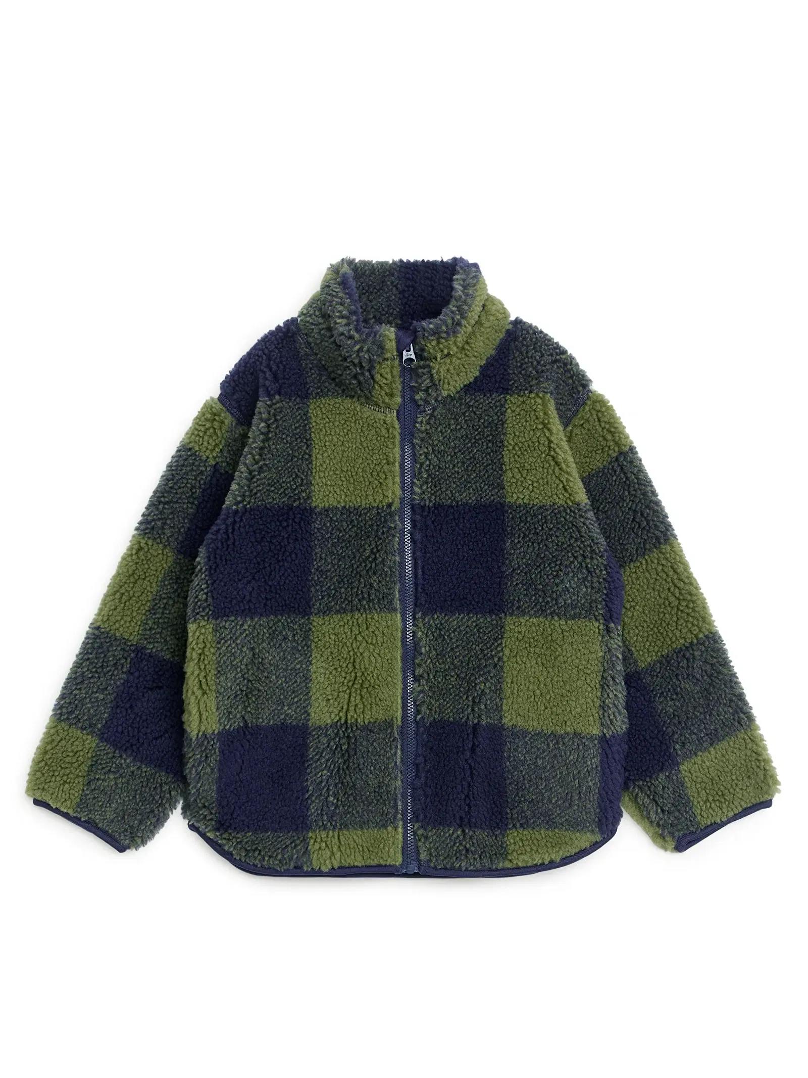 ARKET Checked Pile Jacket | endource