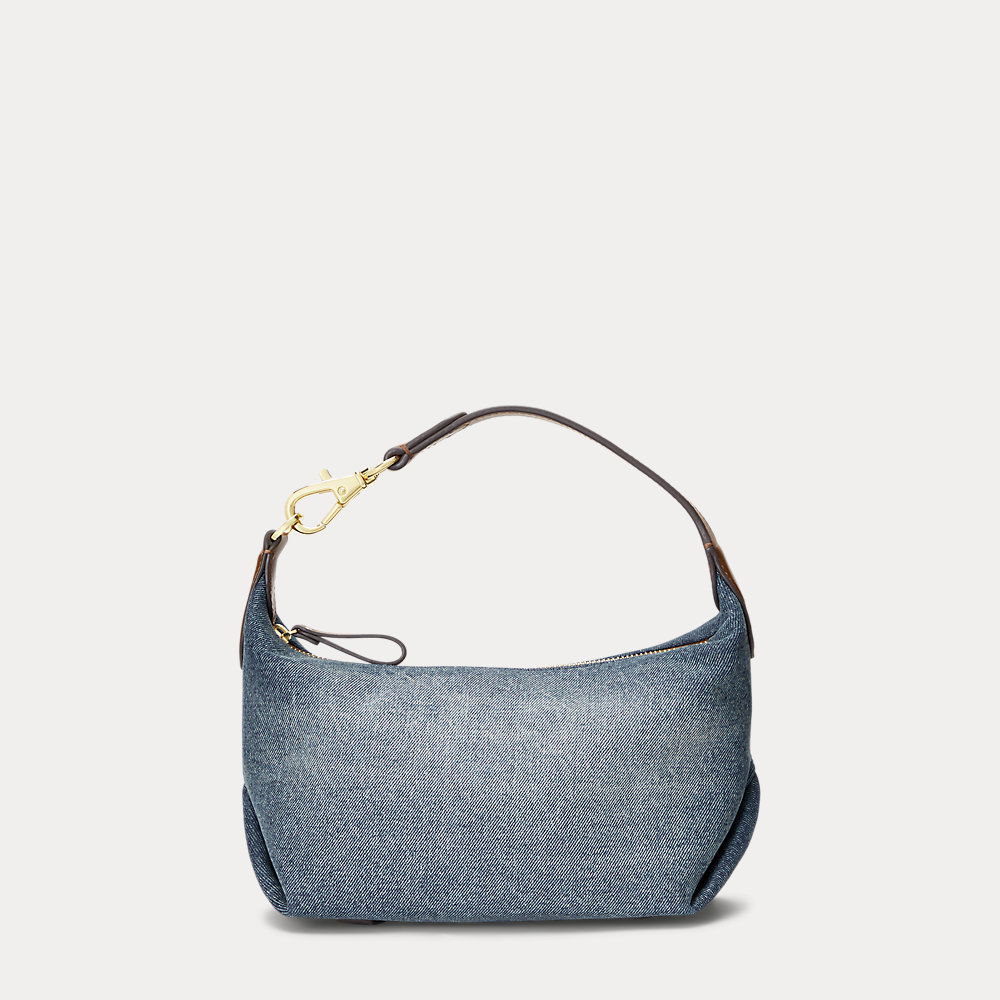 LAUREN RALPH LAUREN Denim Small Kassie Convertible Bag in Blue | Endource