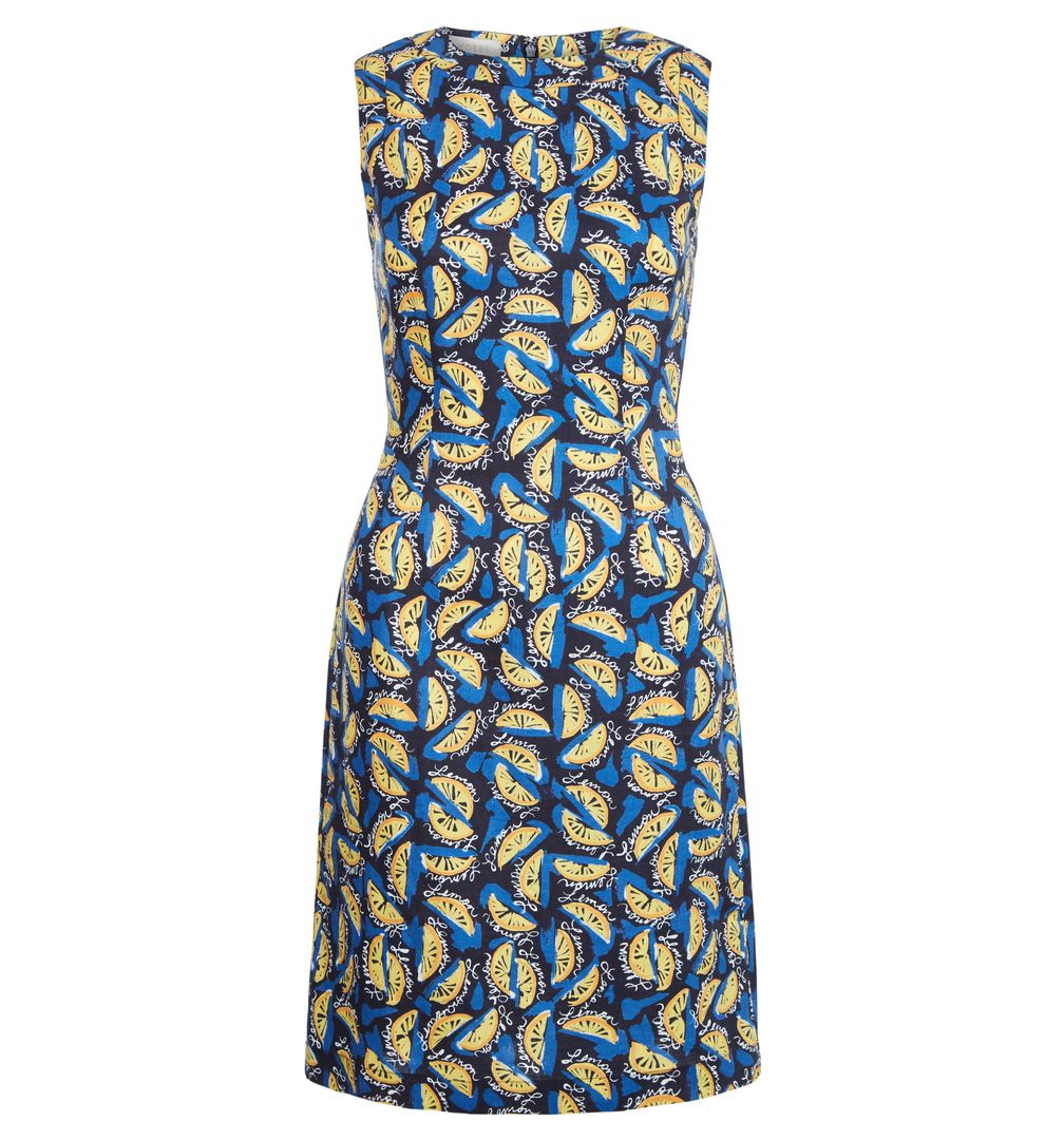 HOBBS Amalfi Lemons Dress | endource