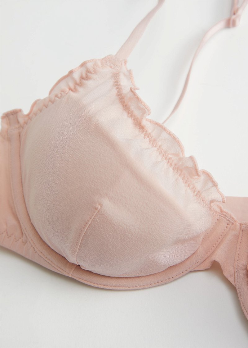  OTHER STORIES Padded Mulberry Silk Bra