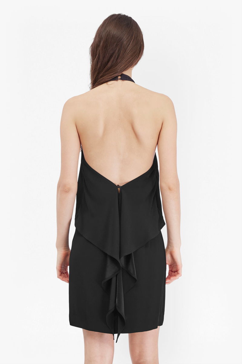 FRENCH CONNECTION Emma Crepe Layered Dress endource