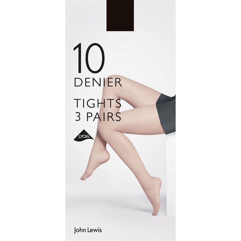 10 Denier Sheer Bodyshaper Tights - Pack of 2