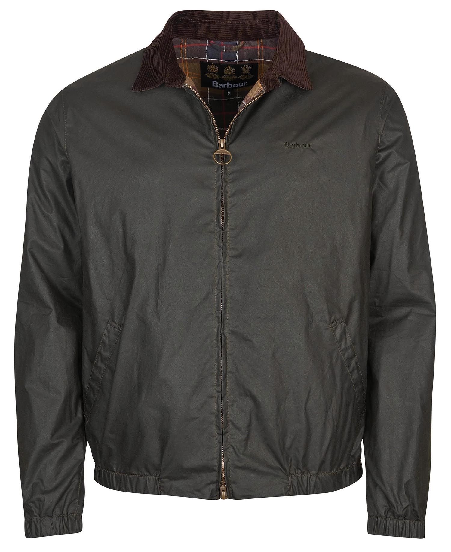 BARBOUR Vital Waxed Jacket in Black/Classic | Endource