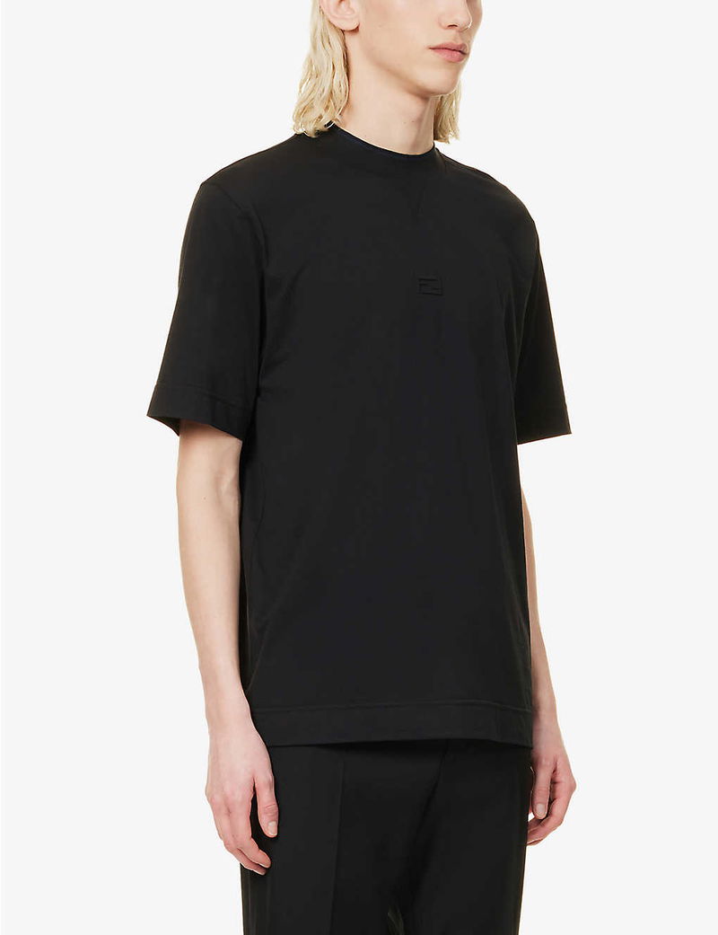 fendi embellished t shirt