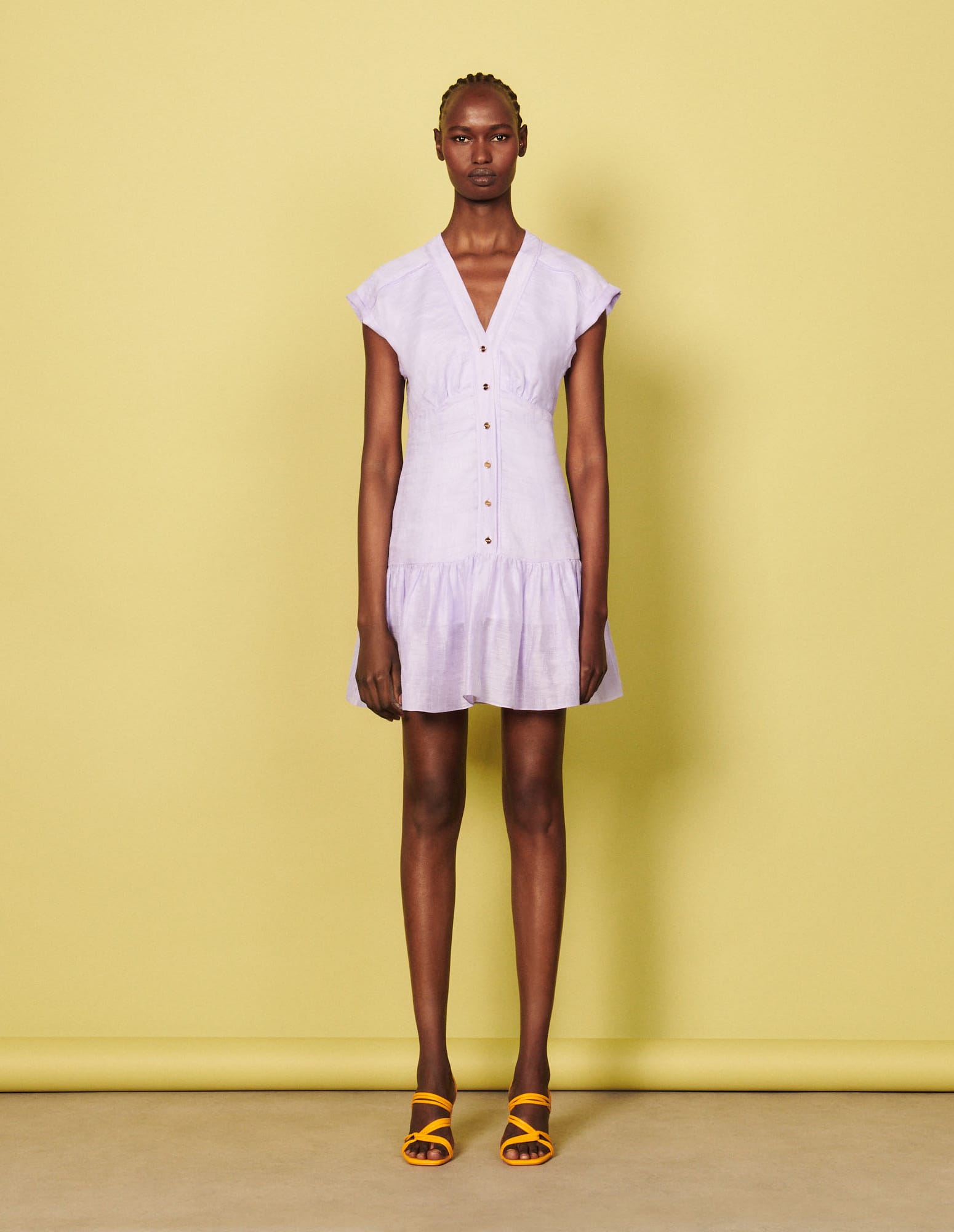 SANDRO Short Linen Dress | endource SANDRO Short Linen Dress | endource