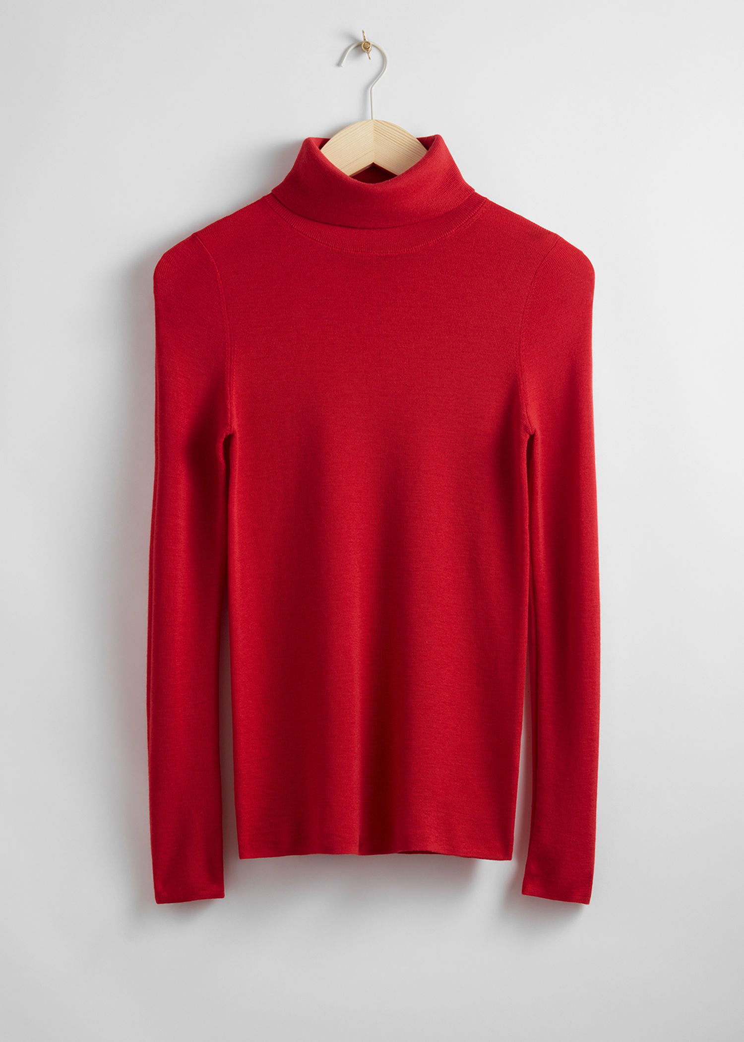 Fionna - Turtleneck jumper - ‘Merry’ text detail