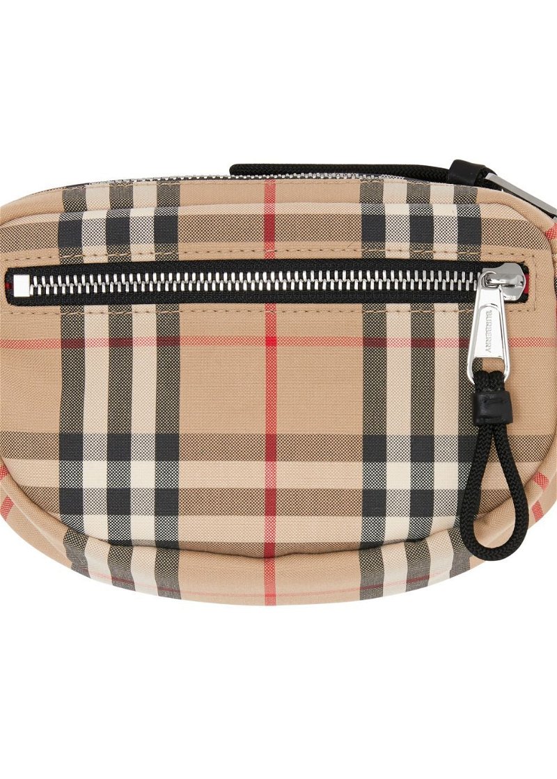 Stevie Checked Belt Bag in Multicoloured - Burberry