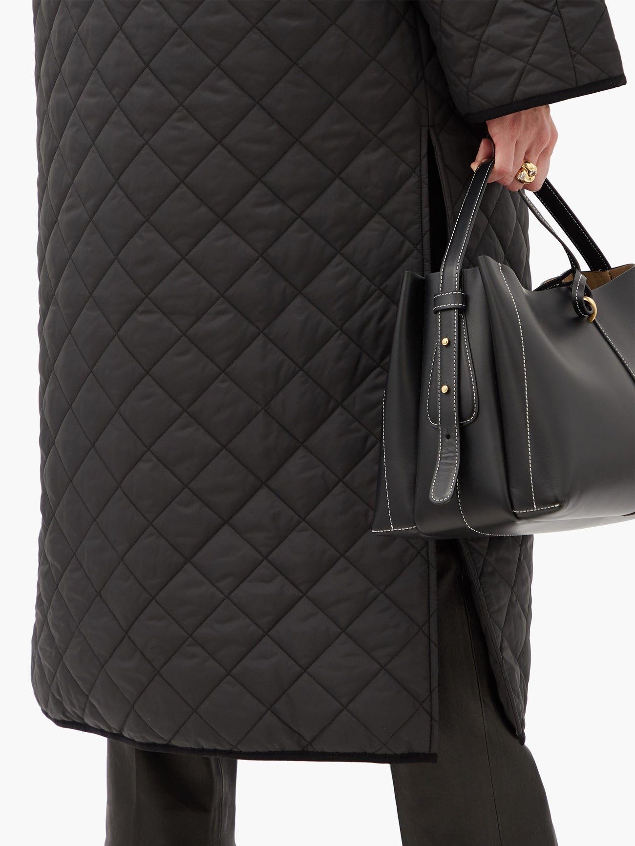 TOTEME Annecy Quilted Shell Coat | endource