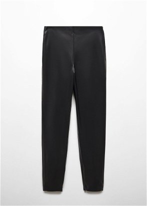 Mango split front leggings in black curated on LTK