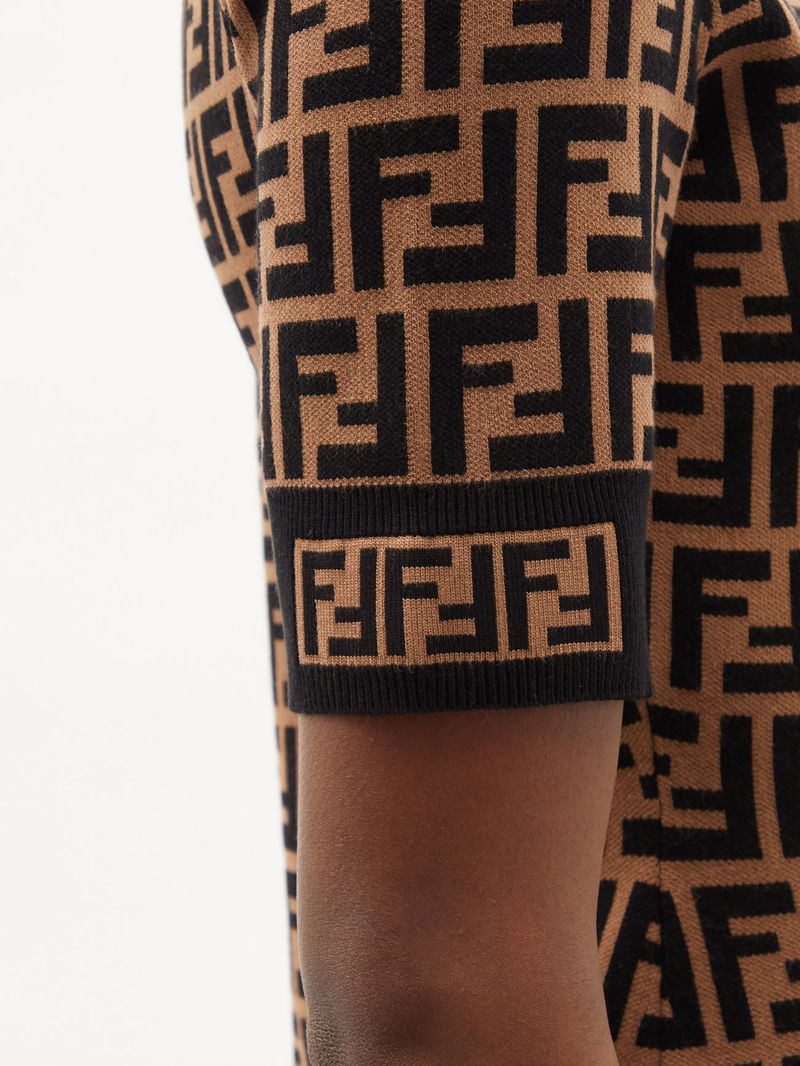 Fendi FF-jacquard midi dress - Dresses 4 Hire