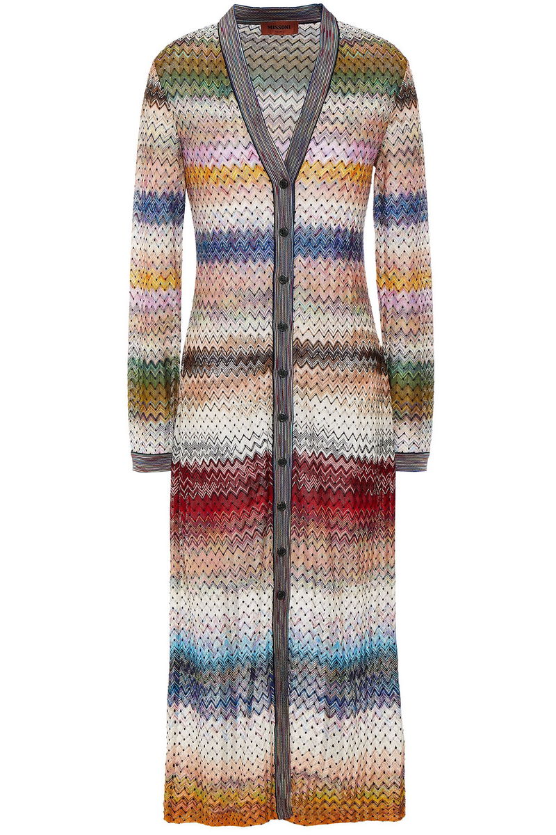 MISSONI Crochet-Knit Cardigan endource