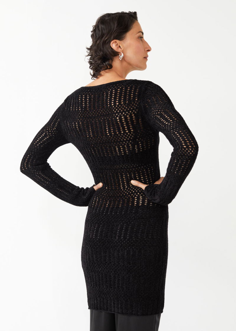 slim fit dress slacks Lena Maxi Crochet Dress