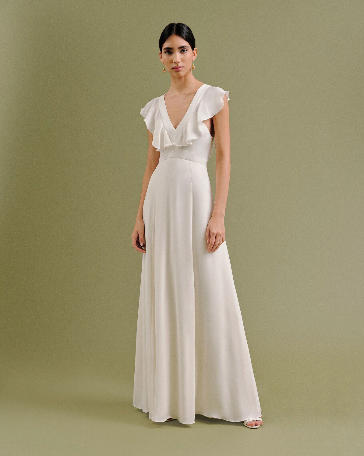 whistles eve silk wedding dress WHISTLES Eve Silk Wedding Dress