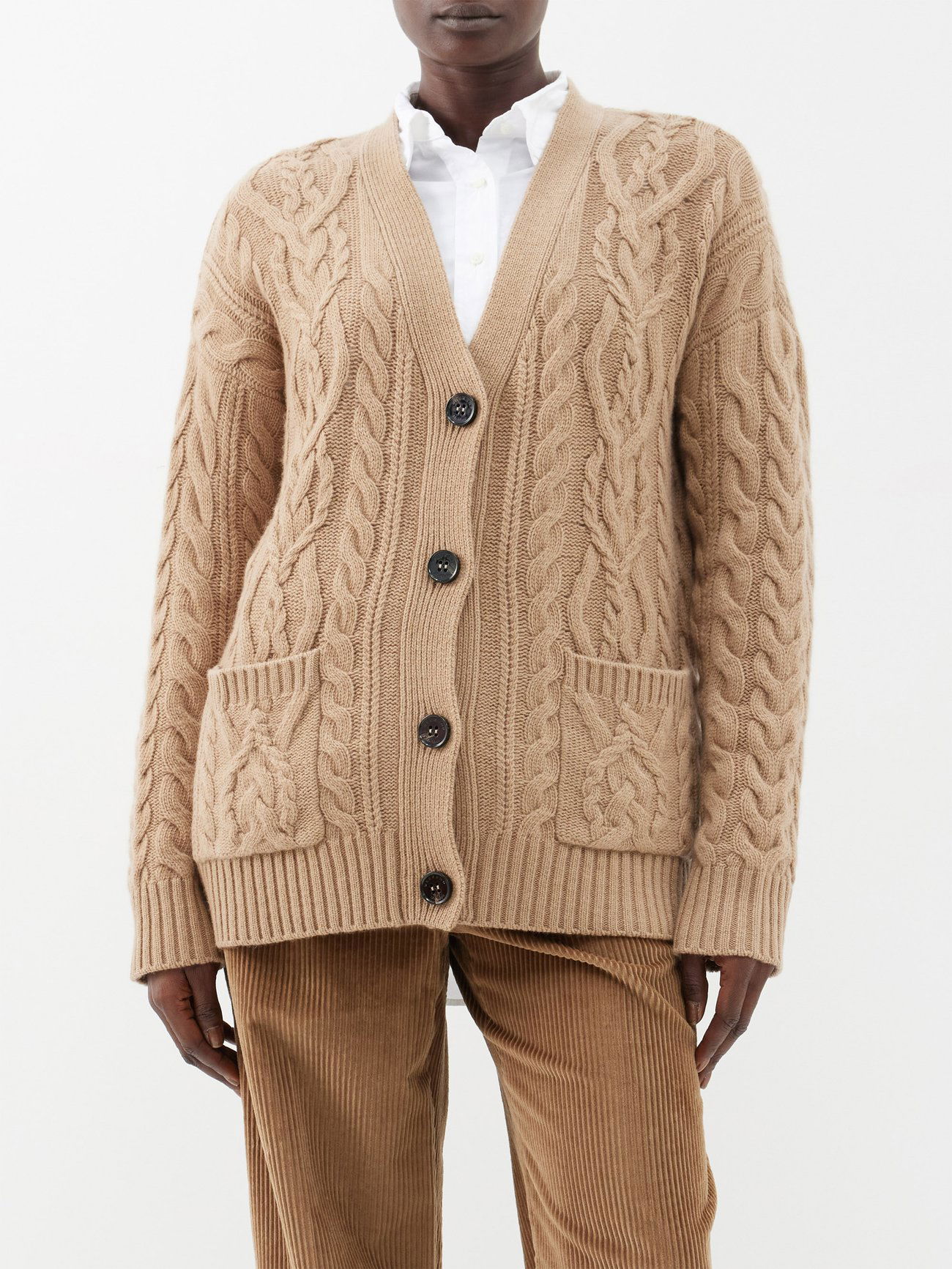 WEEKEND MAX MARA Sponda Cardigan in Beige | Endource