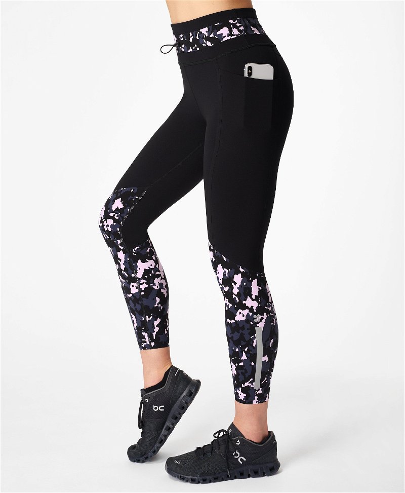 SWEATY BETTY Power Mission High-Waisted 7/8 Gym Leggings in Black