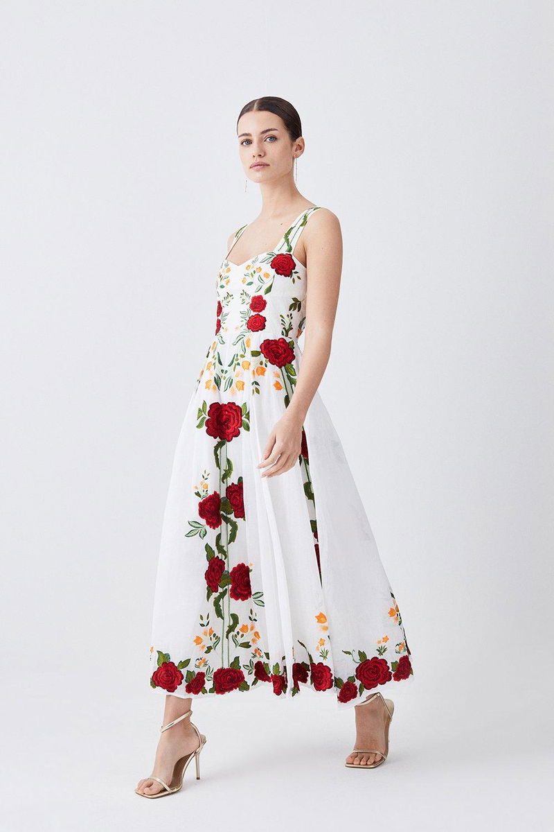 Poshmark Lacey Dress Reformation Frida Dress Raffia Embroidered