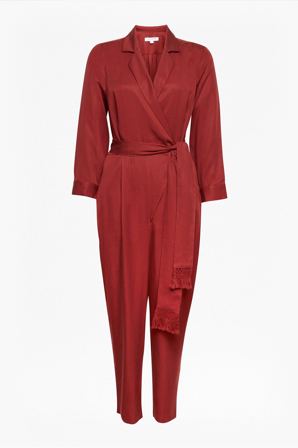 GREAT PLAINS Nexus Drape Jumpsuit in Sandalwood | Endource