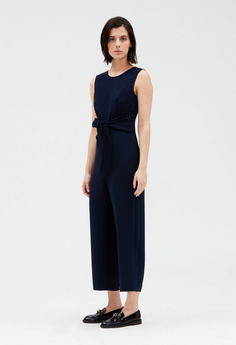 Sleeveless Ponte Jumpsuit