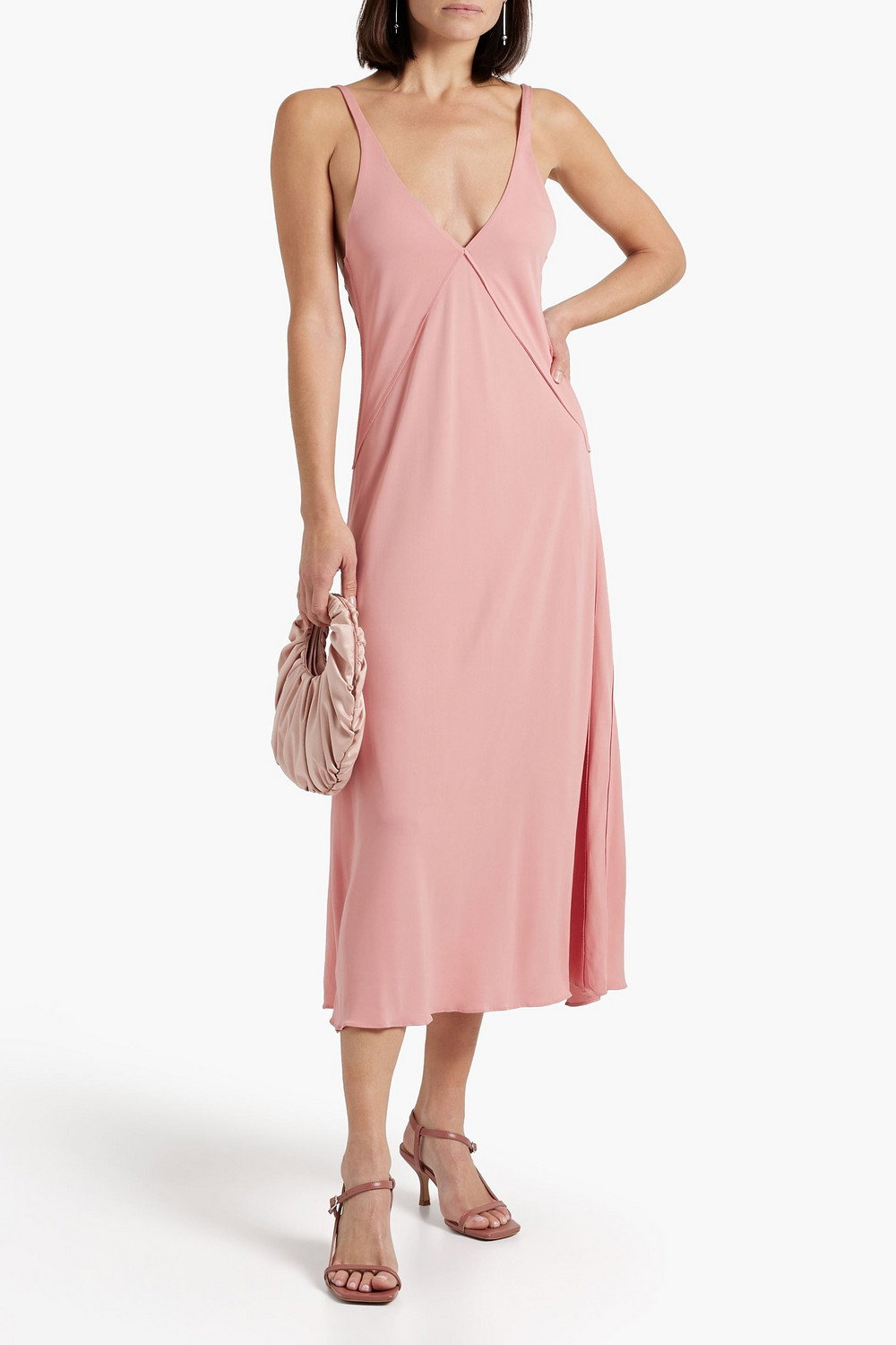khaite francine jersey maxi dress 70% off Stretch-Jersey Midi Slip pageant ball gown