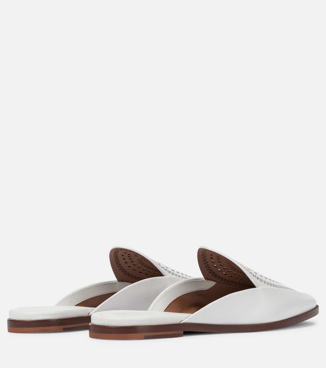 Alaia 2025 Vienne Slippers Pink Lambskin 293660 main image 1