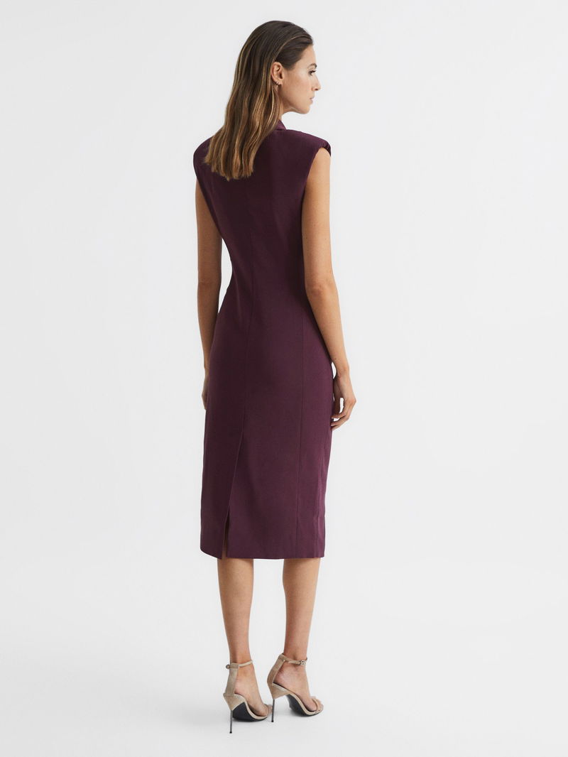 tuxedo bodycon dress City Studios Juniors' Long-Sleeved Tuxedo Bodycon Dress