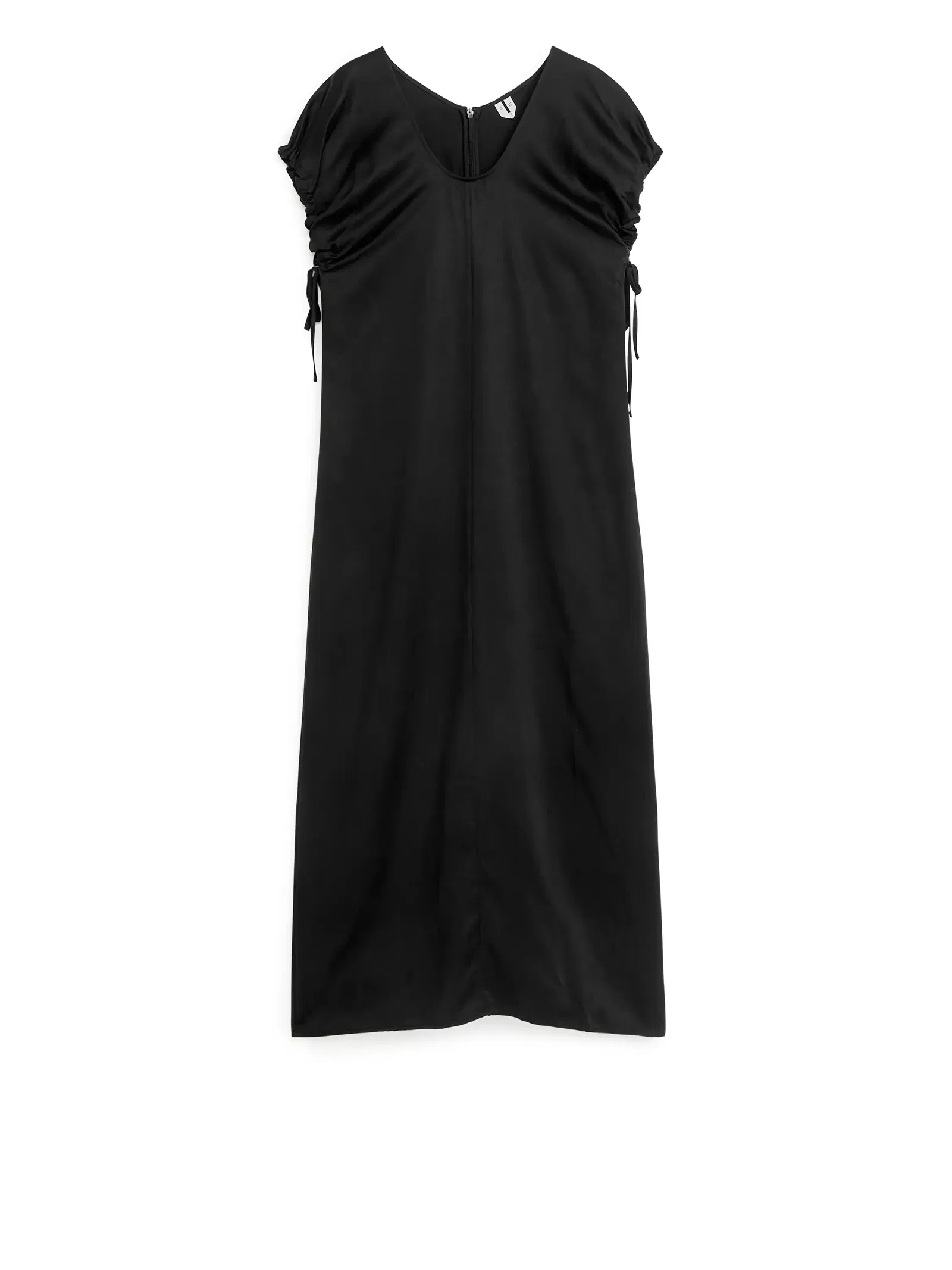 ARKET Lyocell Blend Dress in Black | Endource