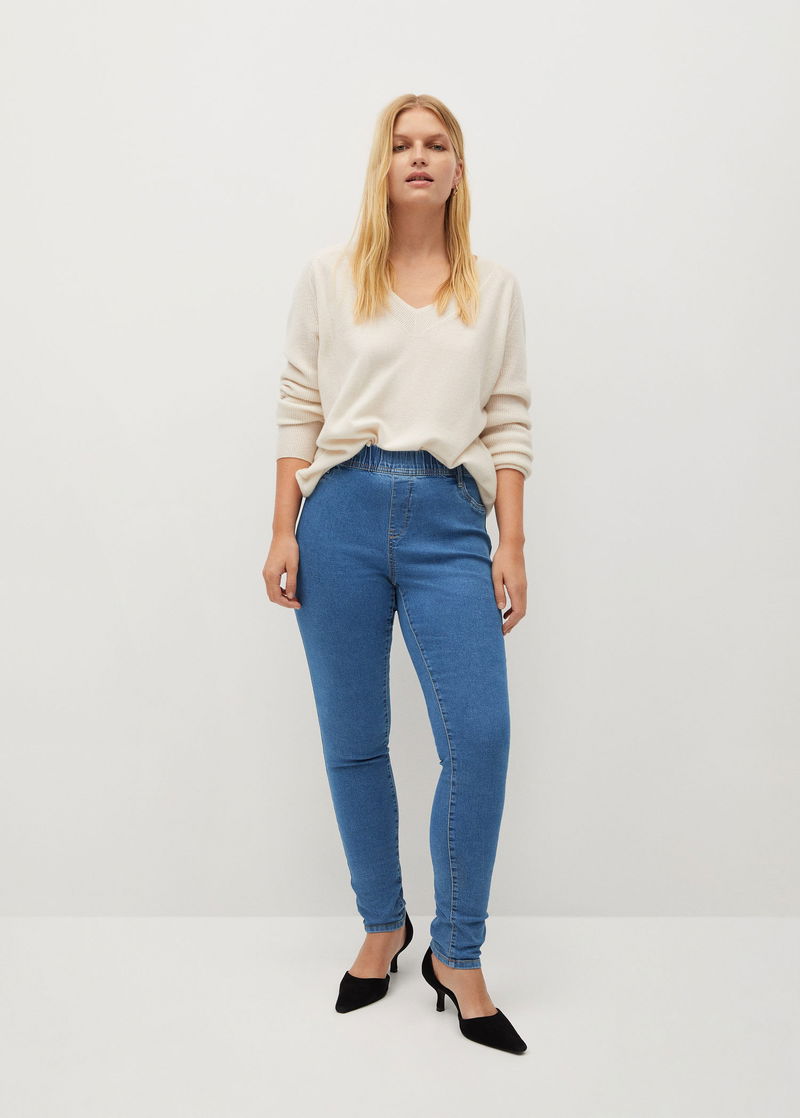 Indigo Blue Jeggings - Light Weight Jeans - Hard Wash, MakeYourOwnJeans®