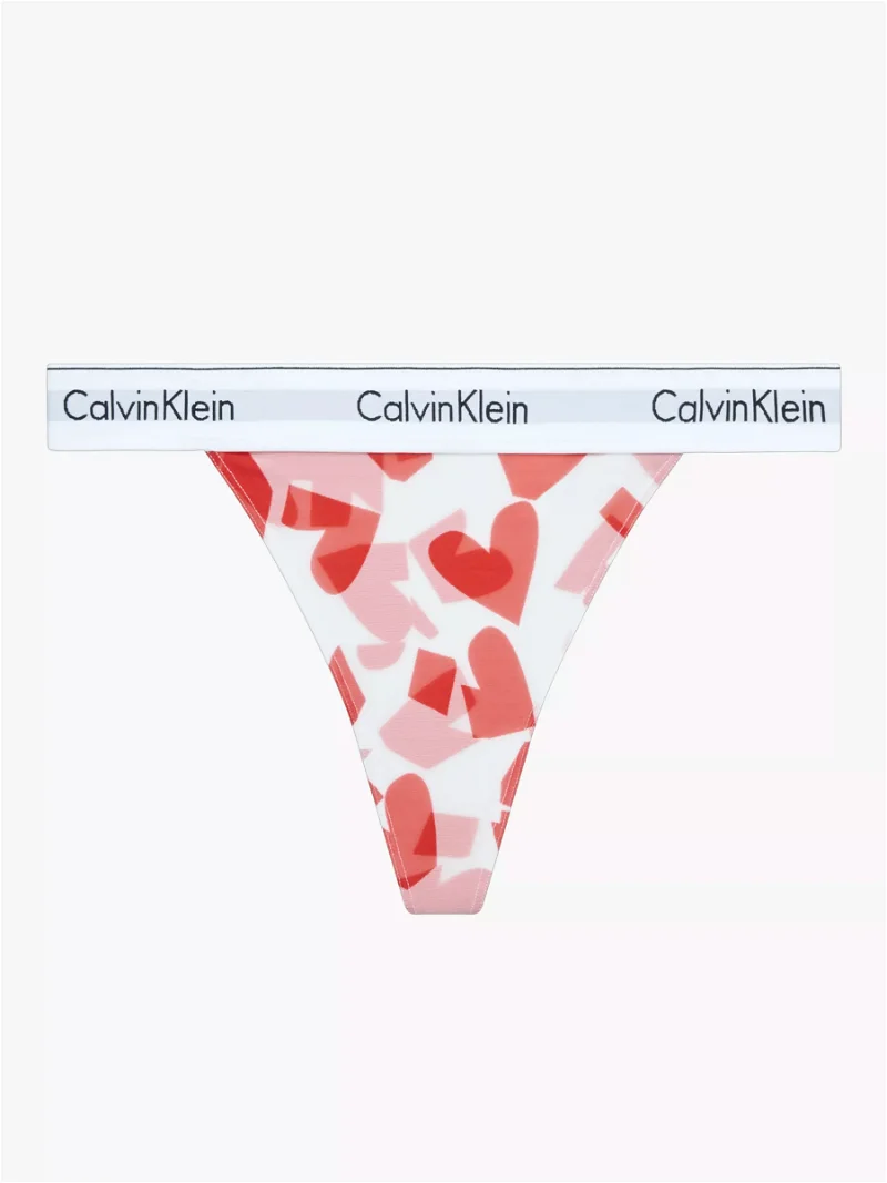 Calvin Klein Women's 1996 Cotton Valentines Modern Thong Underwear