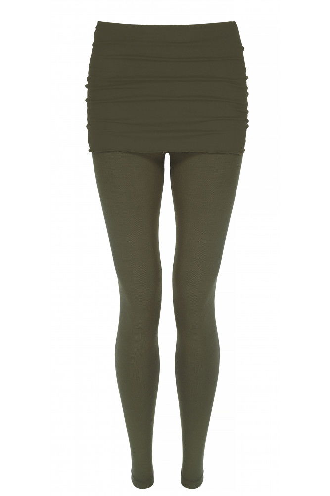 Mango Breathable Sports Leggings, Khaki at John Lewis & Partners