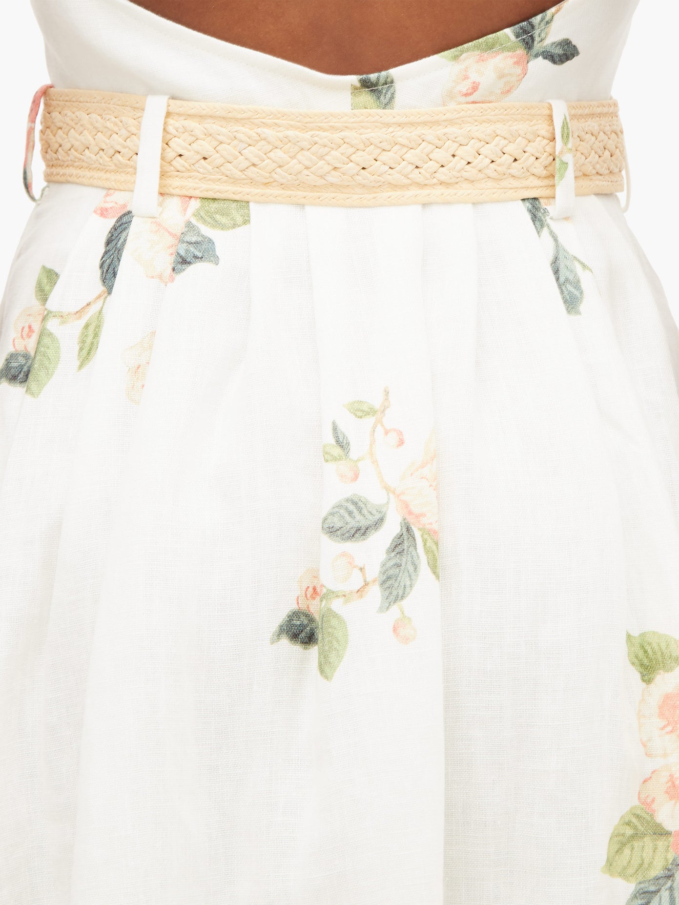 pink linen halter dress SIGNIFICANT OTHER LUNA LINEN HALTER DRESS main image 0