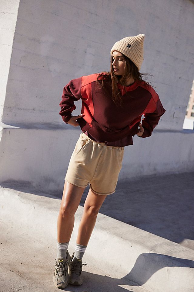 Fp Colorblock Sweater FREE PEOPLE FP Movement - Intercept Colorblock Pullover in Ivory ...