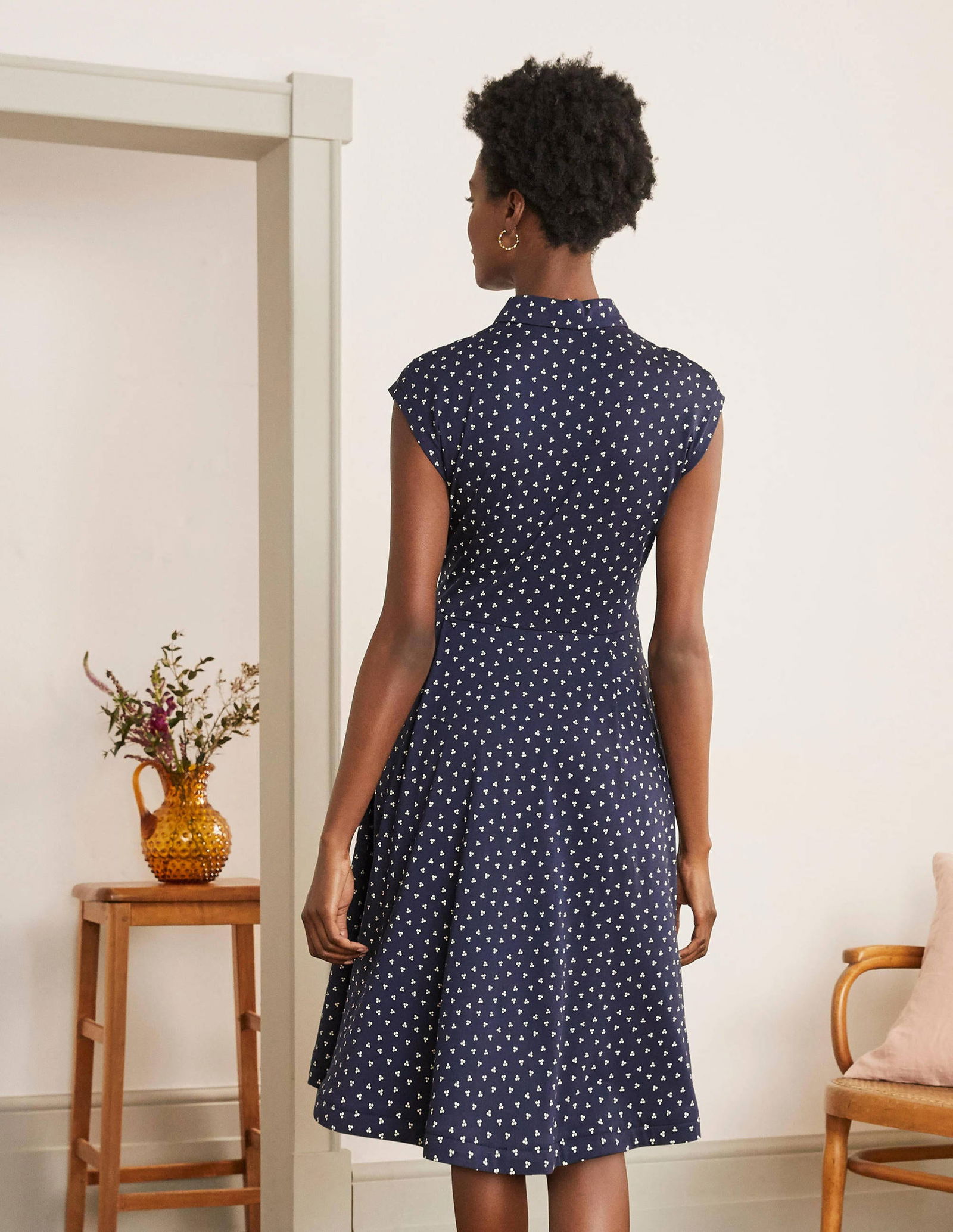 BODEN Tie Waist Jersey Shirt Dress | endource BODEN Tie Waist Jersey Shirt Dress | endource