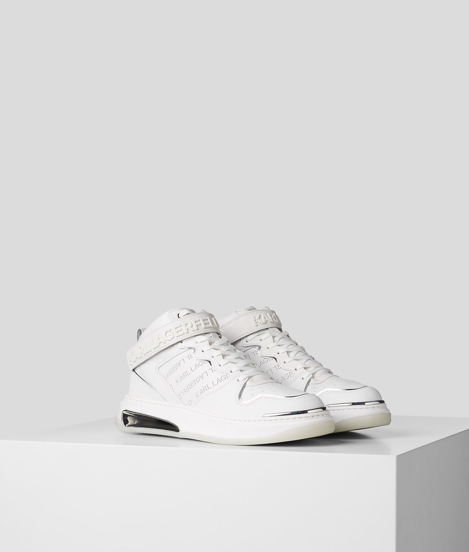 Tenis Karl Lagerfeld Precios - Elektro High Top Hombre Blancos