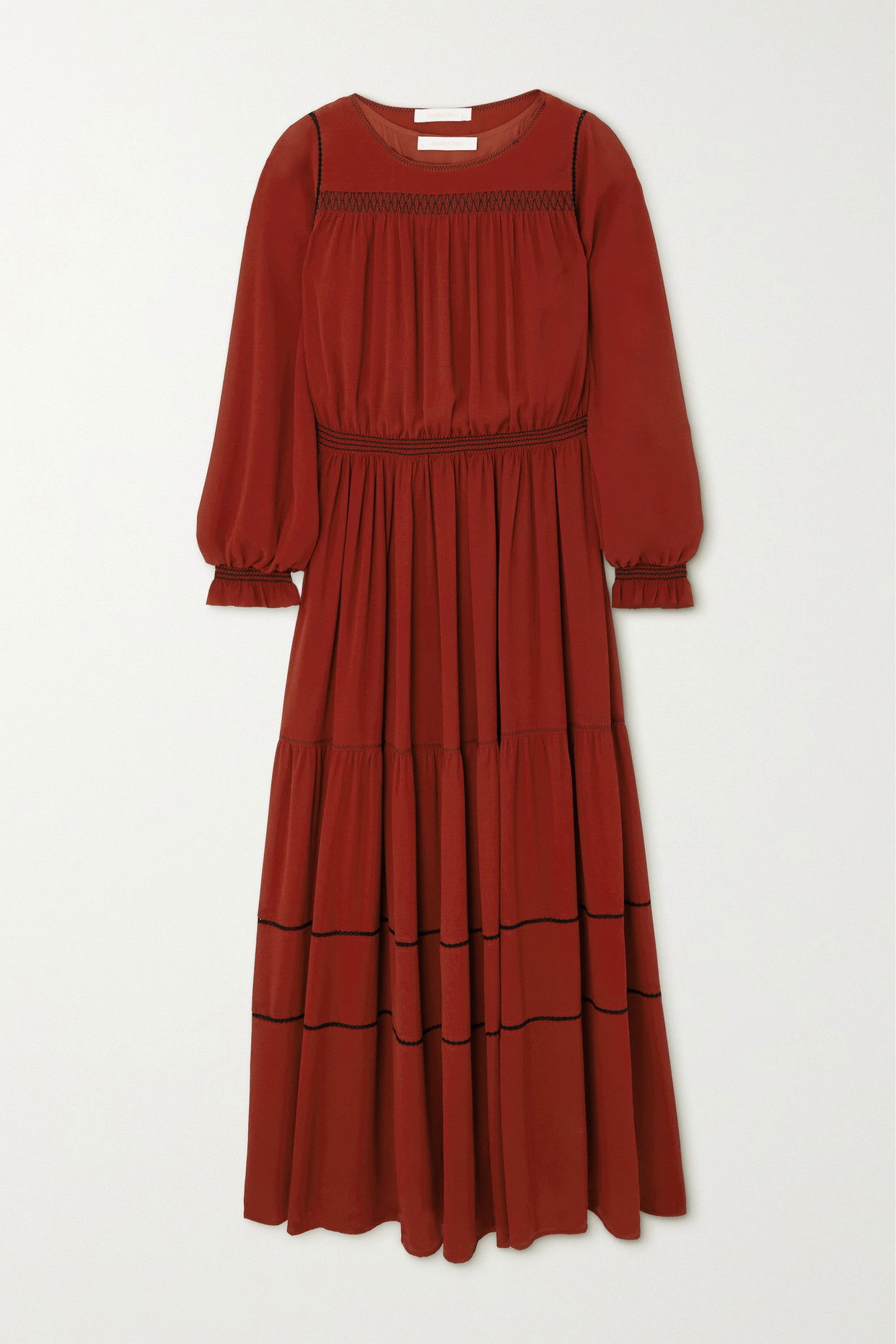 see by chloe embroidered dress See By Chloe White Dress With Embroidered Detail - BOPF
