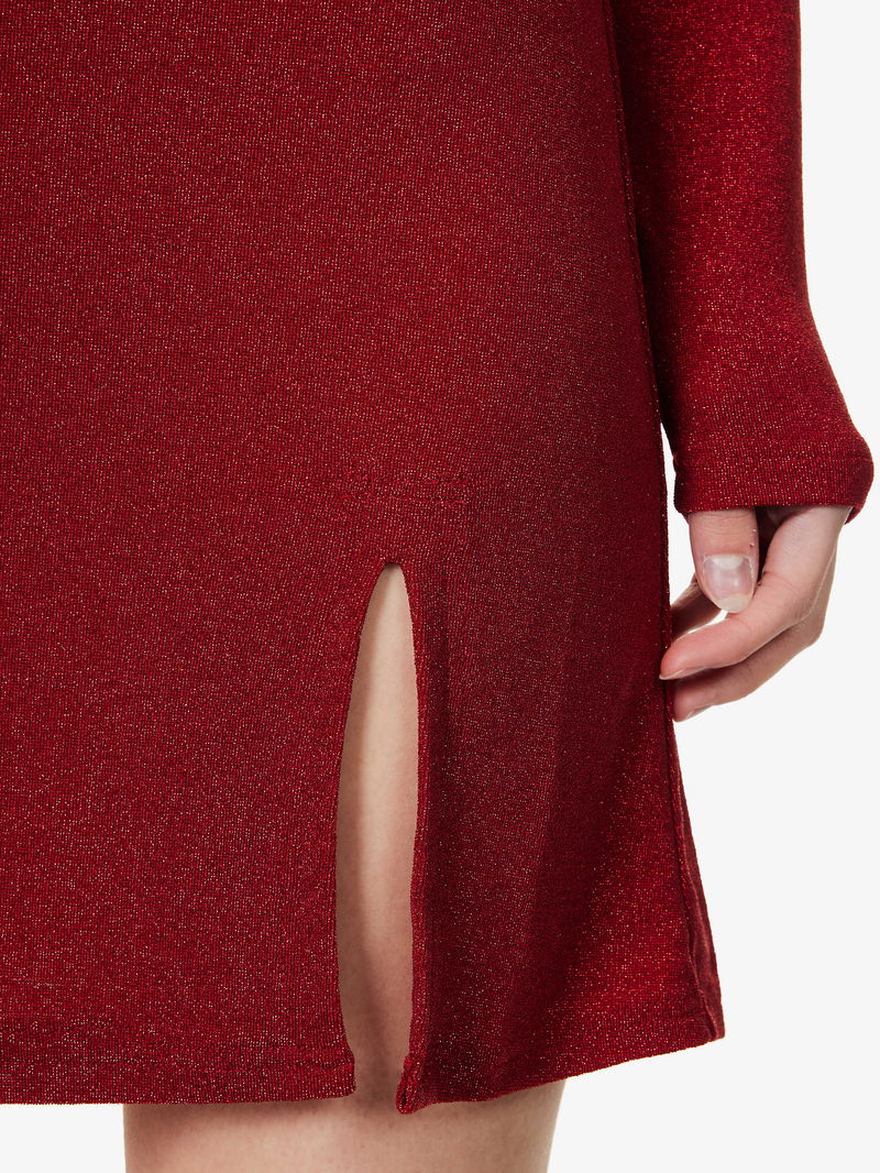 black knit short sleeve dress Lalavon - Cable Knit Short Sleeve Maxi Dress