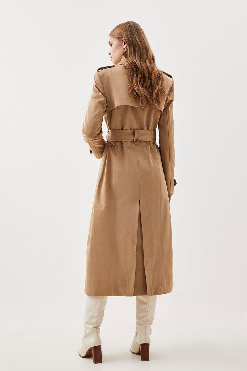 KAREN MILLEN Karen Millen x Lydia Millen Belted Trench Coat