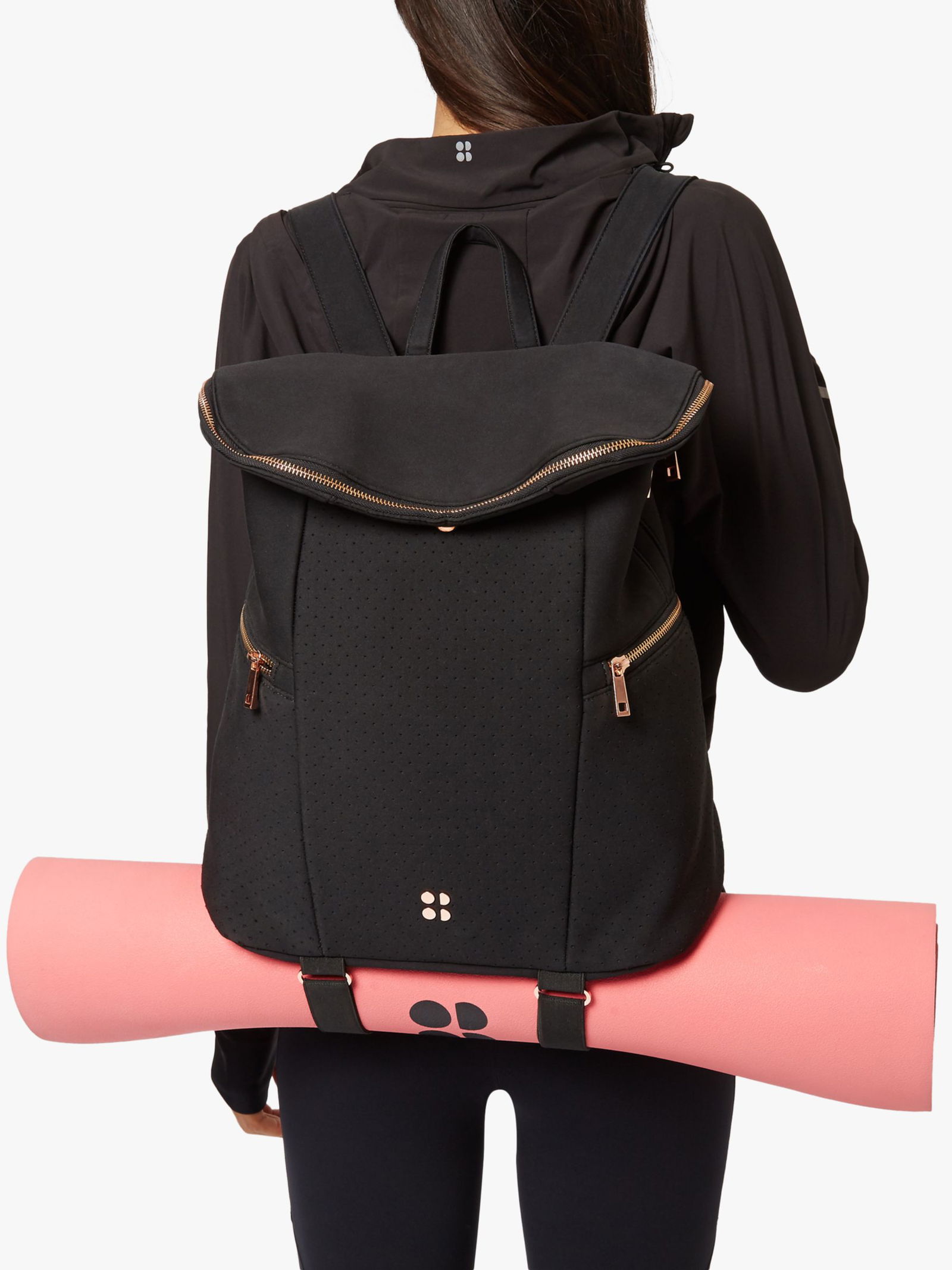 Sweaty Betty All Sport Backpack in Maroon Oxblood Scuba sweaty-betty-all-sport-  main image 2