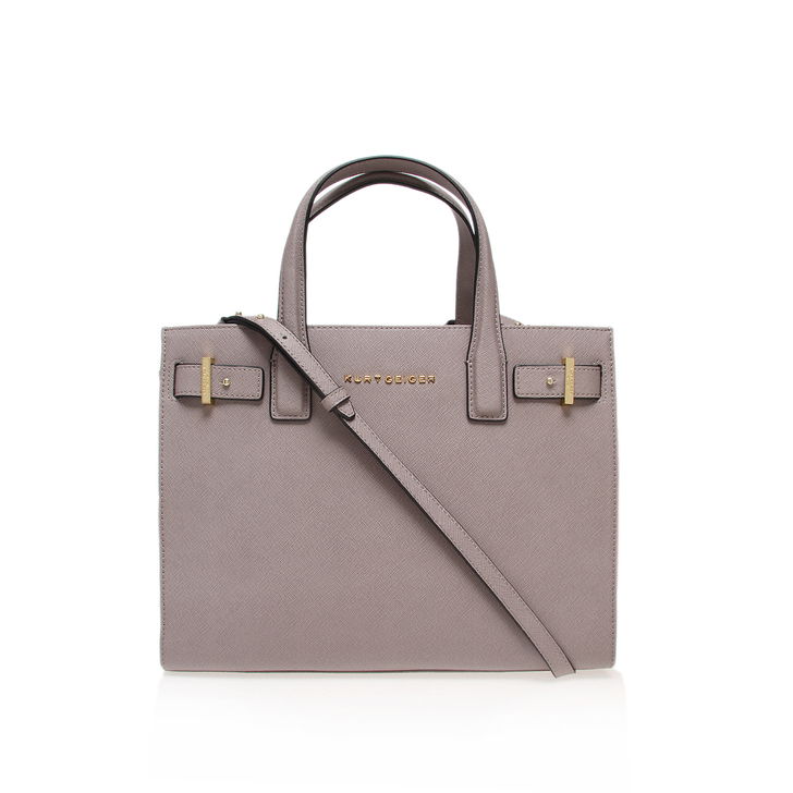 kurt geiger london saffiano leather tote bag